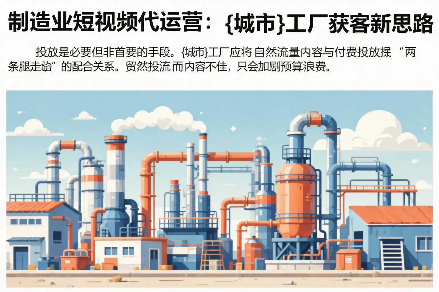 制造业短视频代运营：阿坝工厂获客新思路