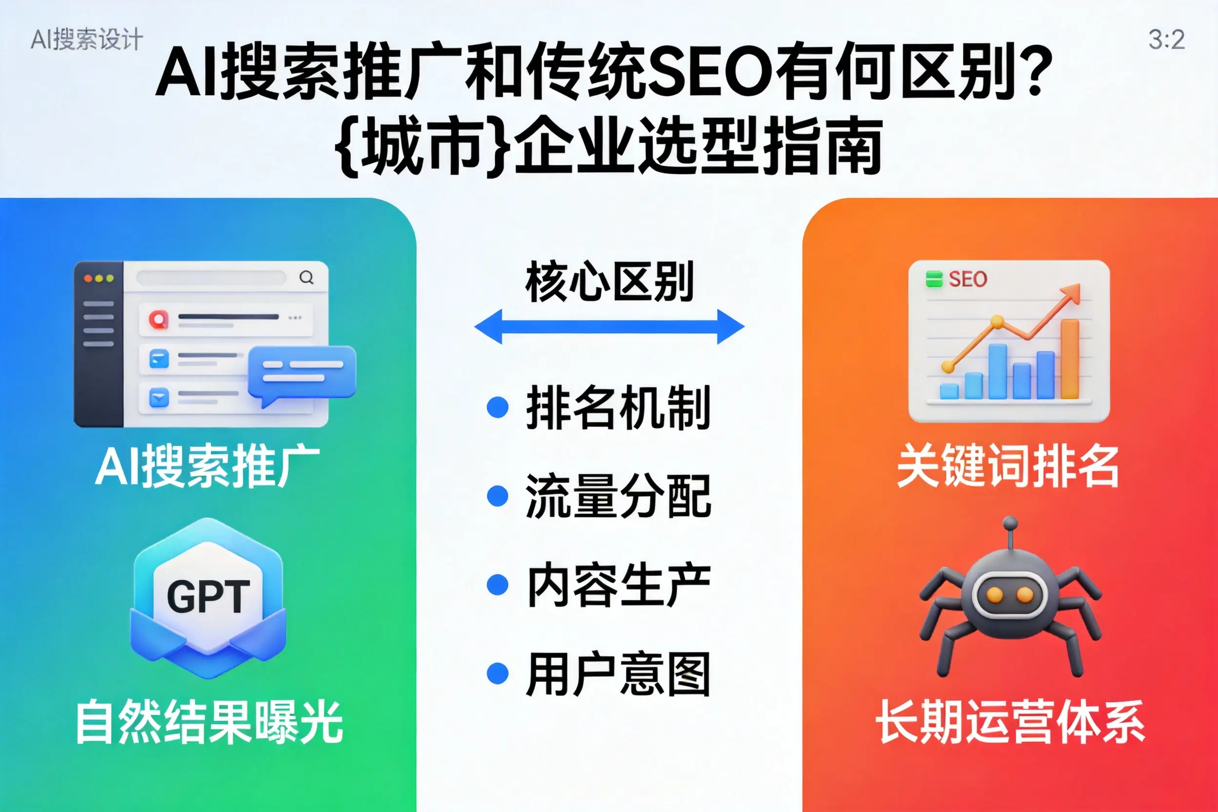 AI搜索推广和传统SEO有何区别？阿坝企业选型指南