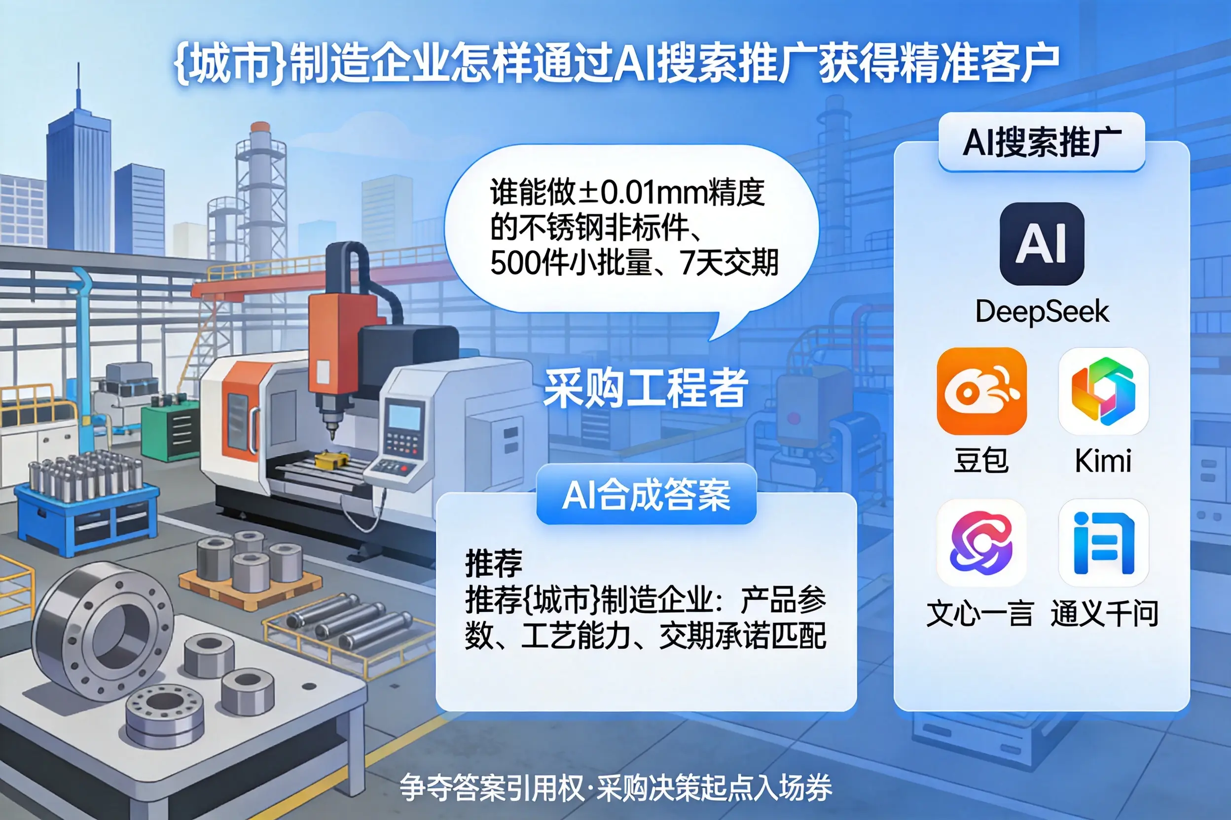 阿坝制造企业怎样通过AI搜索推广获得精准客户