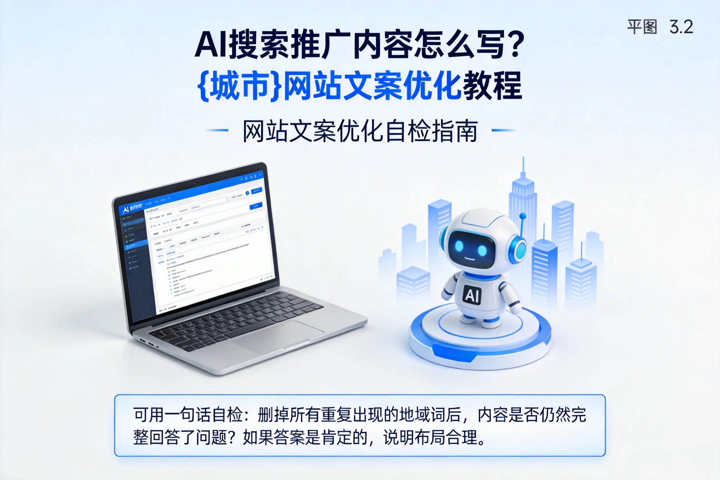AI搜索推广内容怎么写？阿坝网站文案优化教程