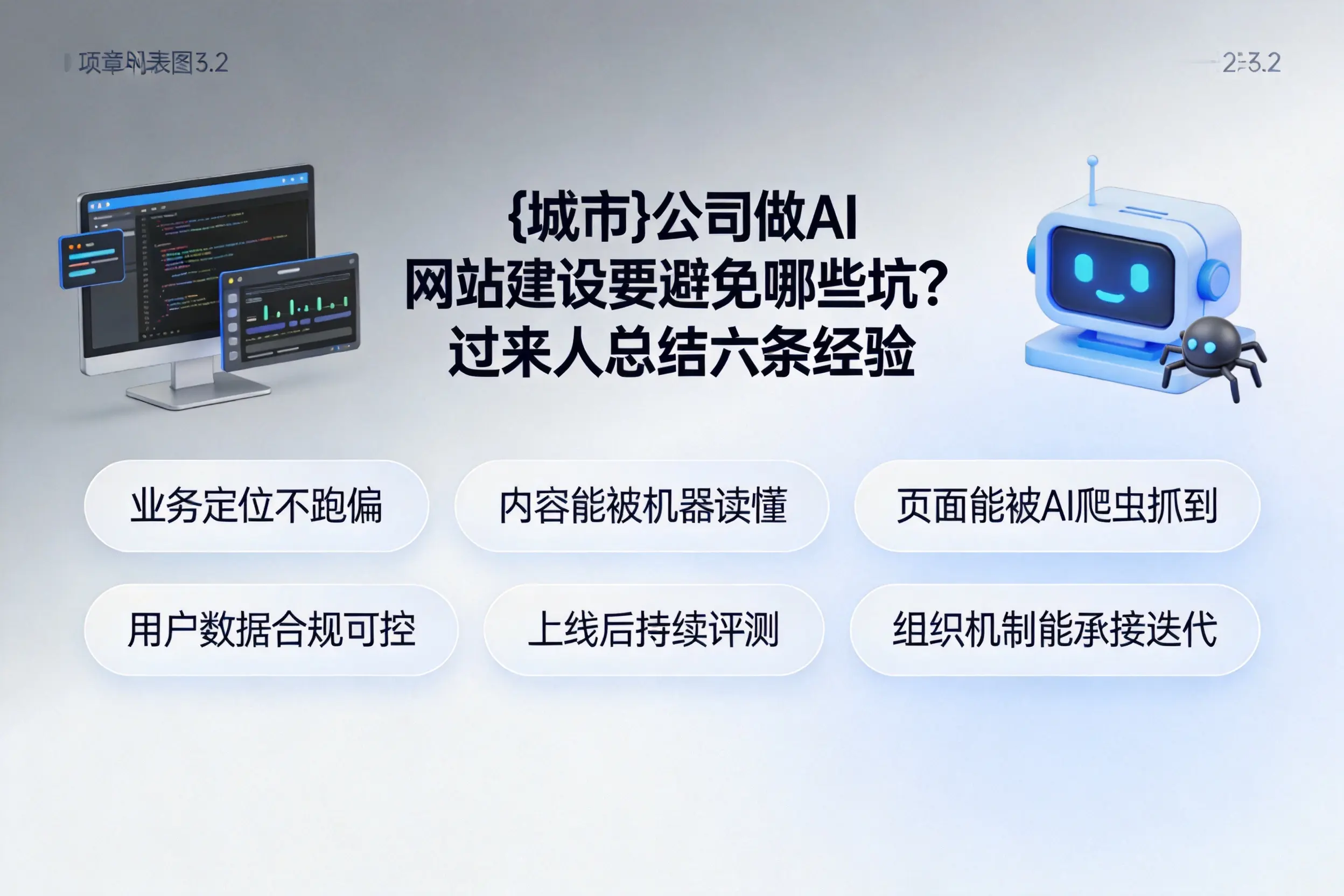 阿坝公司做AI网站建设要避免哪些坑？过来人总结六条经验