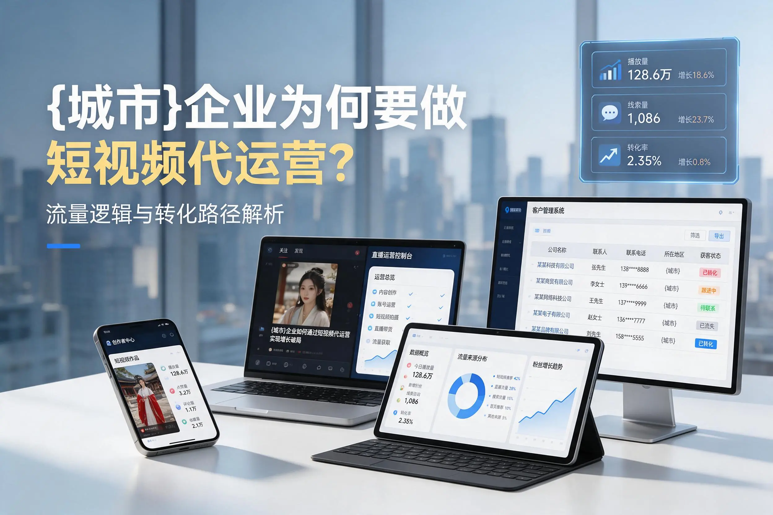 阿坝企业为何要做短视频代运营？流量逻辑与转化路径解析