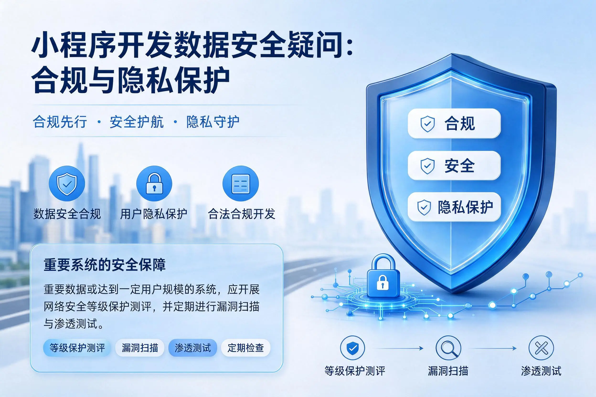 阿坝小程序开发数据安全疑问：合规与隐私保护