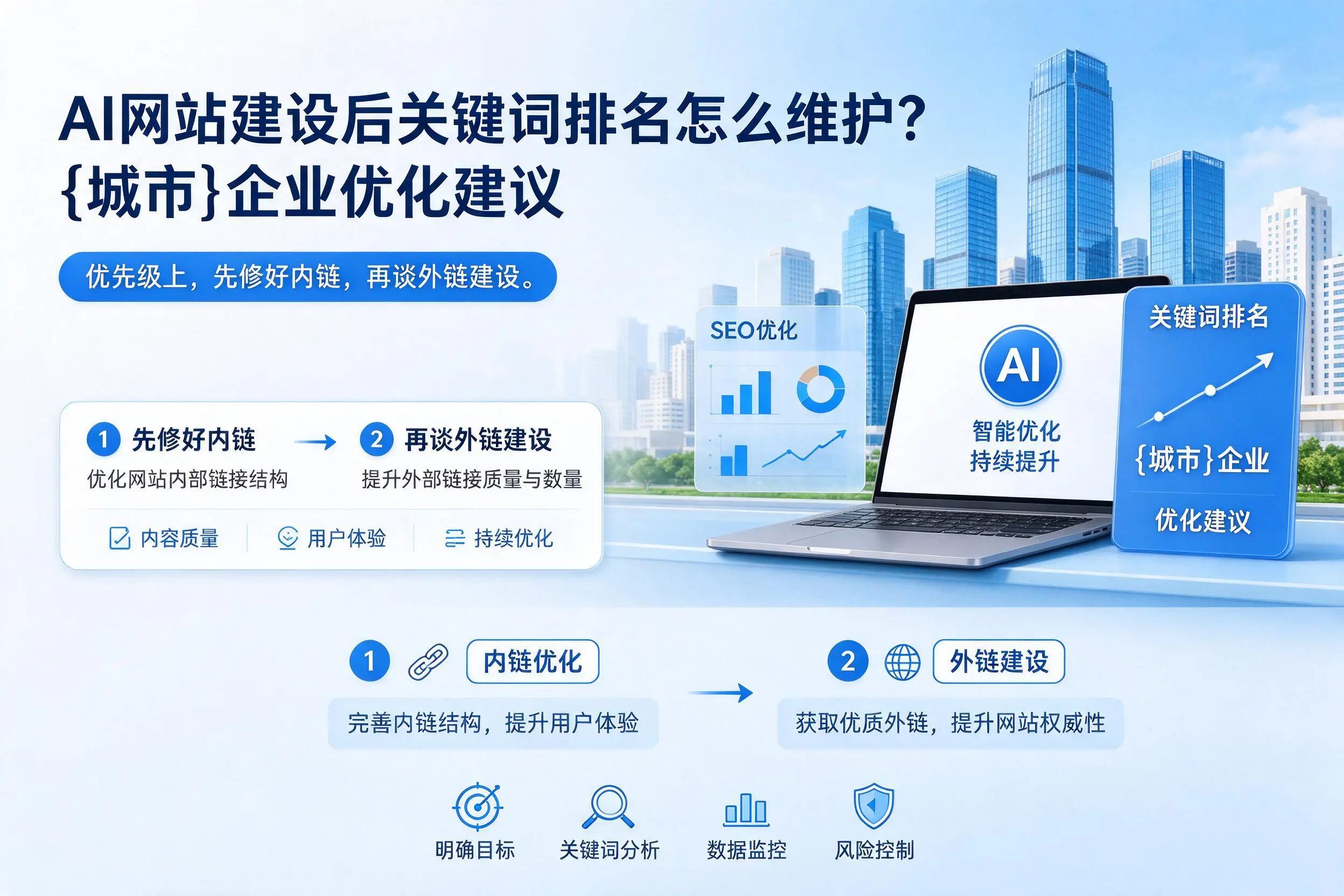 AI网站建设后关键词排名怎么维护？阿坝企业优化建议