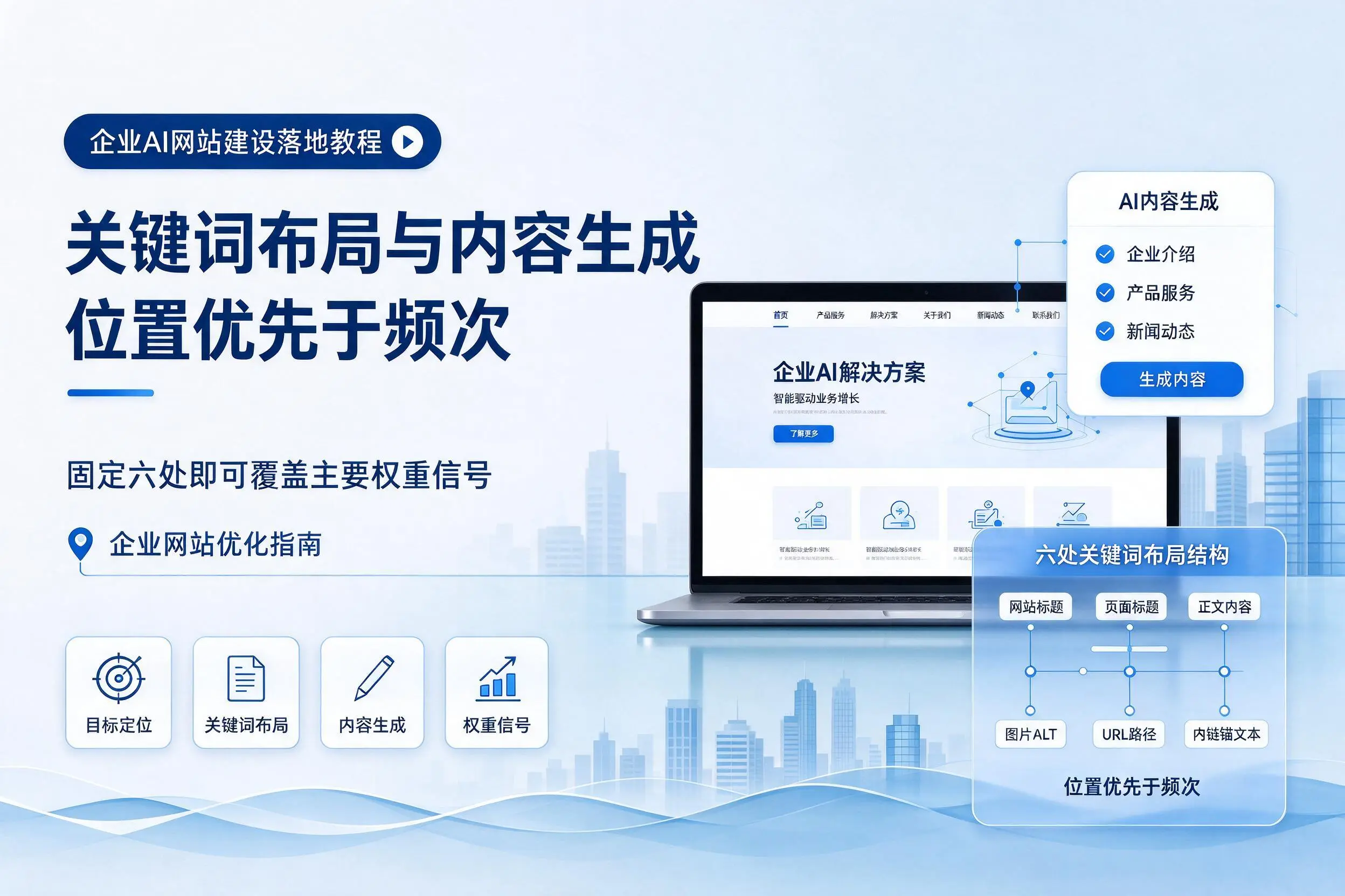 阿坝企业AI网站建设落地教程：关键词布局与内容生成