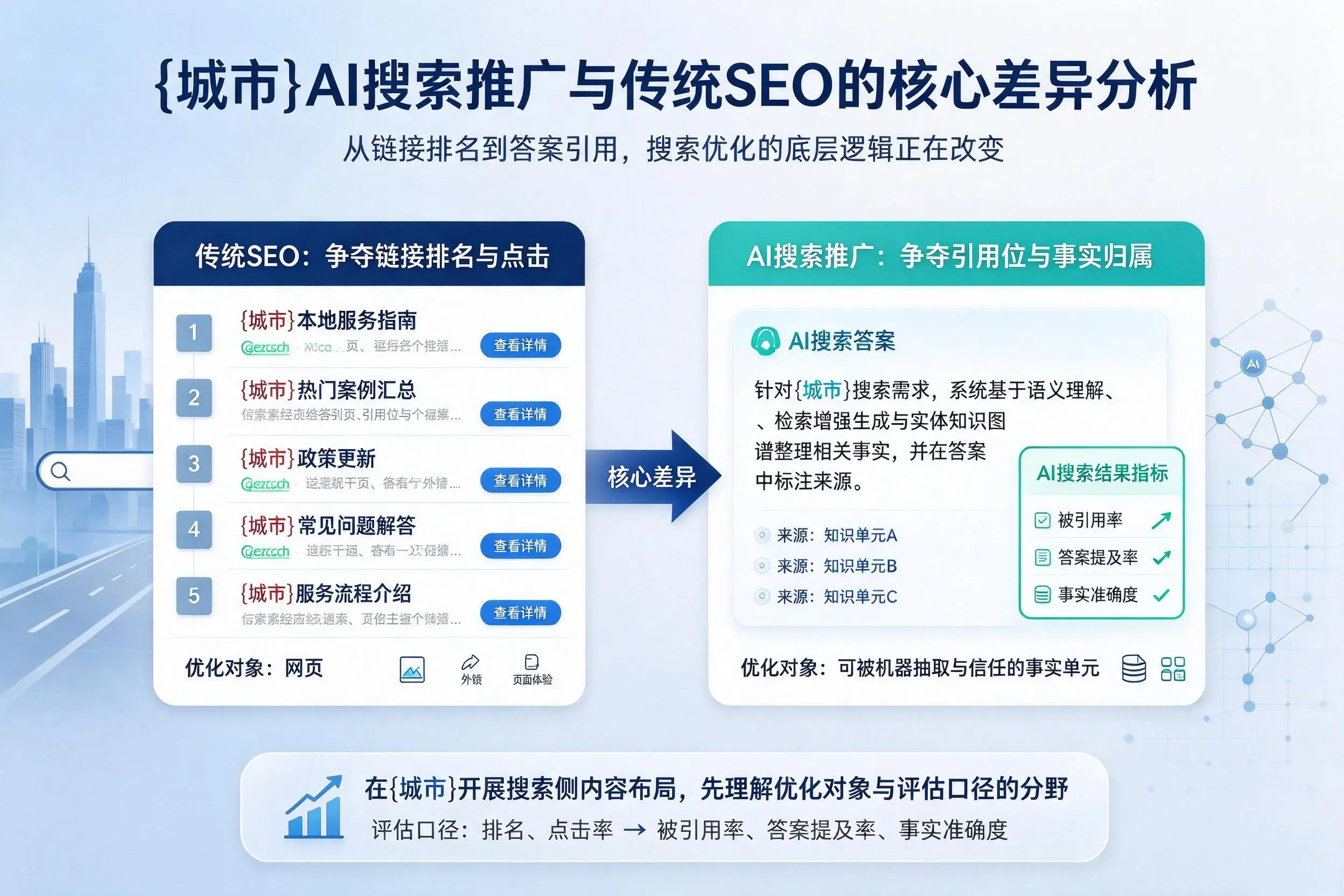 阿坝AI搜索推广与传统SEO的核心差异分析